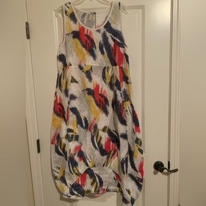 Rosemarie Linen Maxi Dress From Italy